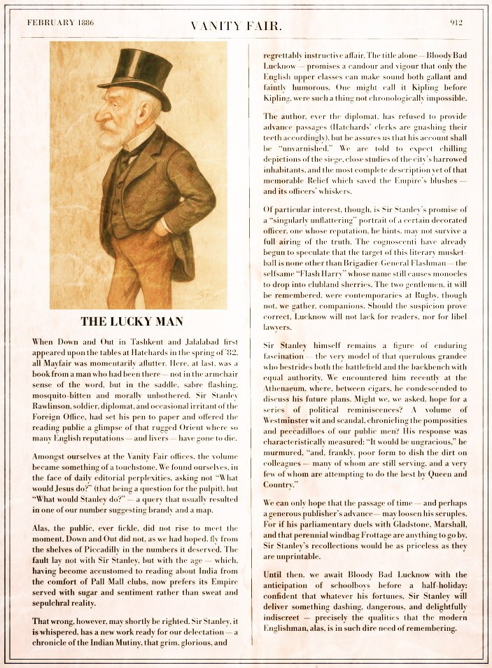 Vanity Fair caricature, 1886